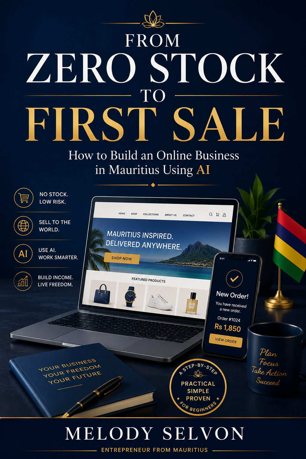 From Zero Stock to First Sale: How to Build an Online Business in Mauritius Using AI