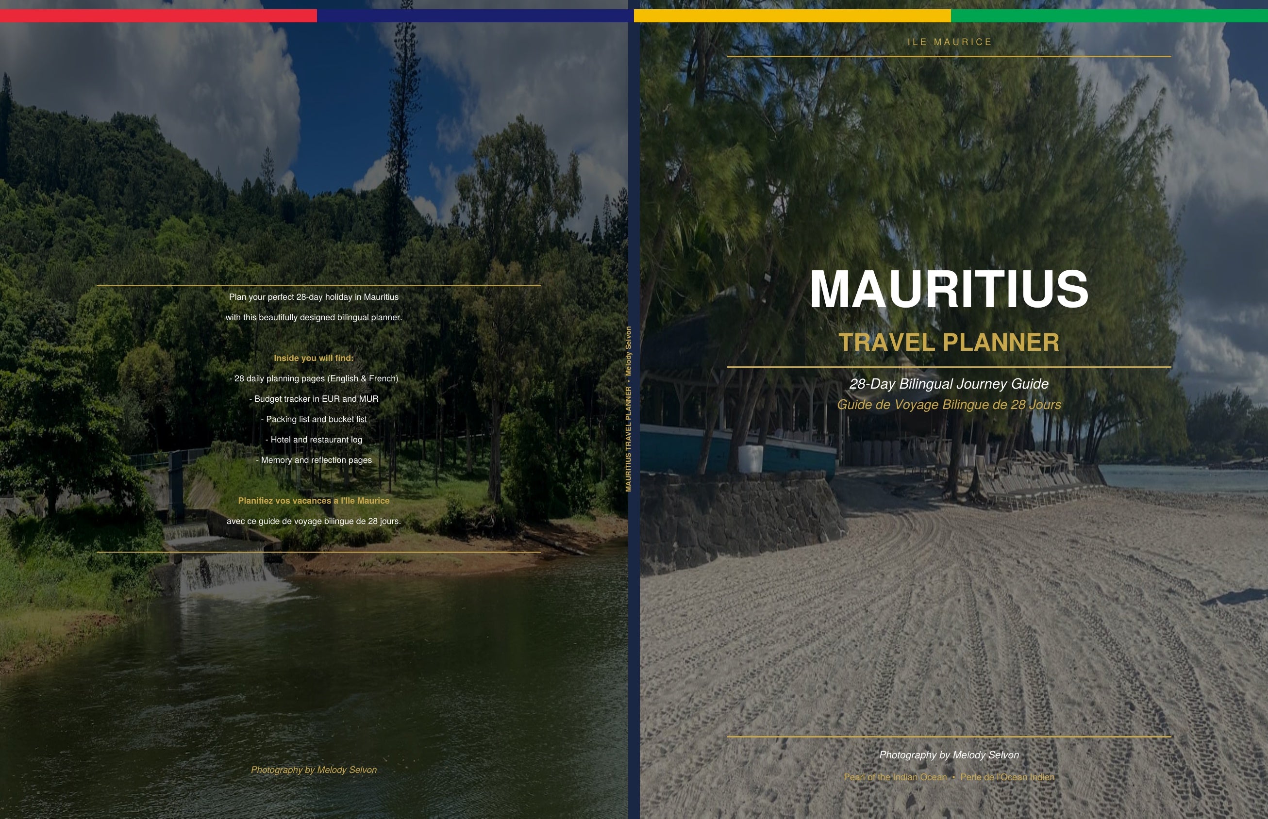 Mauritius 28-Day Travel Planner — Bilingual Edition (English & French)