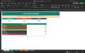 Clinic finance dashboard spreadsheet with summary cards and expense bars