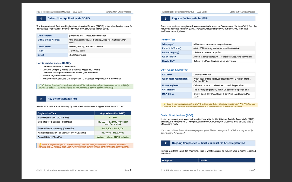 How to Register a Business in Mauritius — Complete Step-by-Step Guide